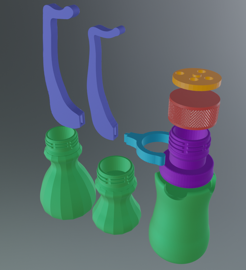 STL file Ultimate Painting Holder ergonomic miniature handle・3D